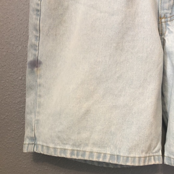 Vintage Not Guilty jean shorts Women's M Medium stonewashed distressed denim y2k - Picture 3 of 10